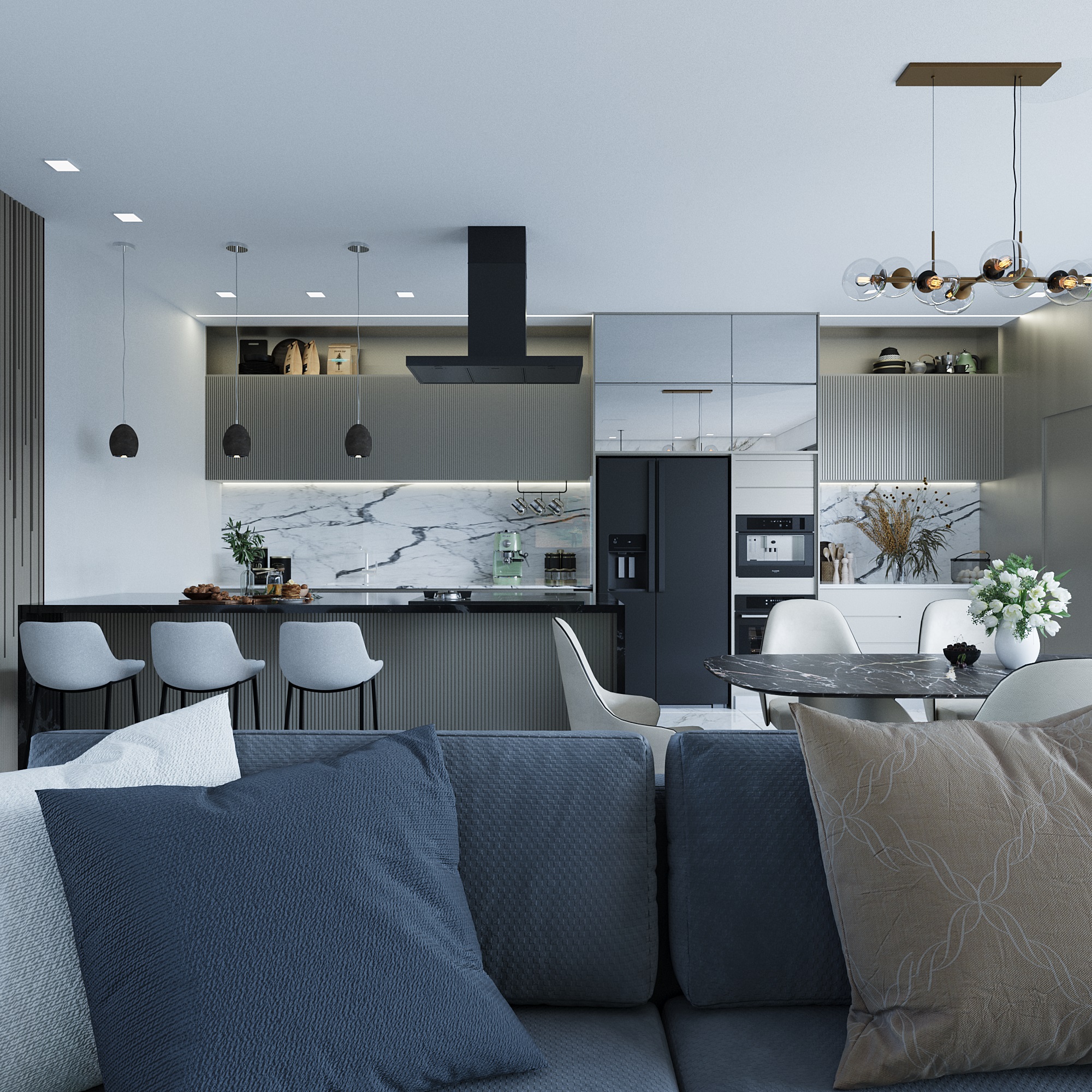 interiores contemporâneos